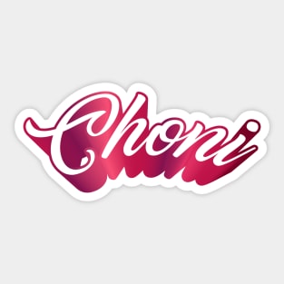 Choni Sticker